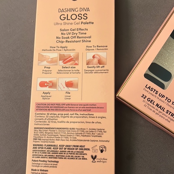 NIB bundle (4) -Impress short press on nails, 2 Dashing Diva gel strips, more - Picture 7 of 9